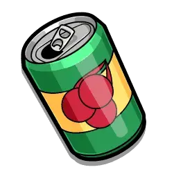 Soda can symbol in Le Sortudo